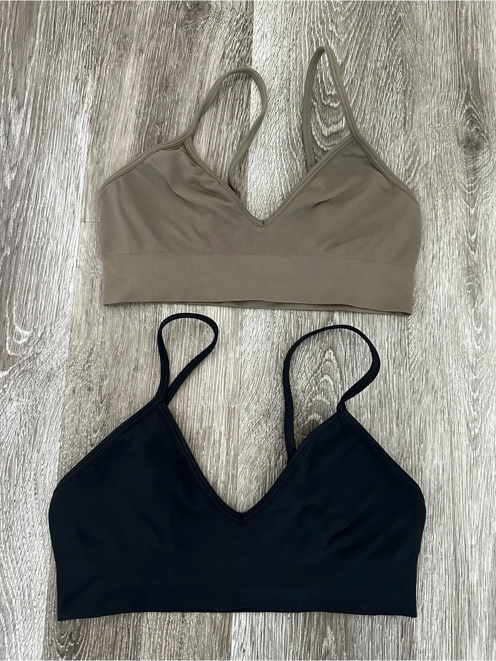 SKIMS Women's Soft Smoothing Bralettes - Black, Navy & Mineral (Light Green) - S - Picture 5 of 7